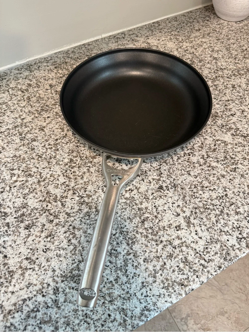 2 Calphalon Pans 12” Frying with Lid & 11” Grill Nonstick Used Dishwasher Safe
